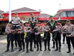 Kunjungan kodim 0824 Jember ke polres Jember 