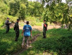 Survei Jembatan di Mojosongo, Babinsa dan Zidam IV/Diponegoro Siapkan Akses Vital untuk Warga