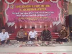 Muspika Rambipuji Rapat koordinasi lintas sektoral kecamatan Rambipuji Jember