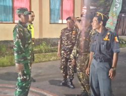 Koramil 01/Boyolali Gelar Patroli Malam Bersama Linmas dan Warga di Tegal Rejo