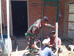 Gotong Royong Bangun Sumur Bor, Babinsa Nogosari Hadirkan Harapan Air Bersih untuk Warga Rembun