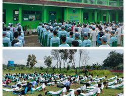 Gembleng Generasi Muda, Koramil 14/ Klego Tanamkan Disiplin dan Partriotisme di SMK Ma’arif NU Boyolali 