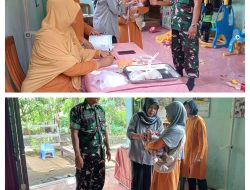 Babinsa Teras Dampingi Posyandu Balita, Wujud Nyata Dukungan TNI Ciptakan Generasi Sehat