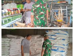 Babinsa Kemusu Turun Langsung ke Kios Pertanian, Pastikan Stok Pupuk Aman dan Tepat Sasaran