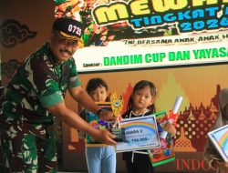 Kodim 0725/Sragen bersama Yayasan Kartika Jaya gelar lomba mewarnai 