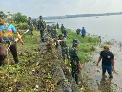 TNI bersama Forkopimda Boyolali Turun Tangan Bersihkan Waduk Cengklik, Wujudkan Kota ASRI dan Wisata Bebas Sampah