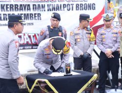 Forkopimda Jember Musnahkan Ribuan Barang Bukti Kejahatan*