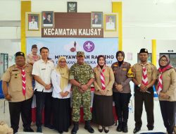 Calon Tunggal Endhika Dwi Kadariyanto,S.Pd Terpilih Aklamasi Pimpin Pramuka Kalisat. 