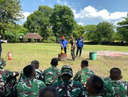 Sinergi TNI–Damkar: Prajurit Yonif TP 885/Belibis Putih dan Taruna Akmil Siap Jadi Garda Terdepan Penanganan Kebakaran di Bojonegoro