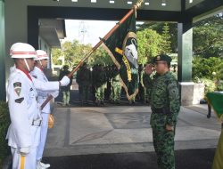 DENMA BRIGIF 9/DY/2 KOSTRAD PIMPIN TRADISI PENYAMBUTAN KASBRIG BARU LETKOL INF TRI WIRATNO DI MABRIGIF 9 KOSTRAD