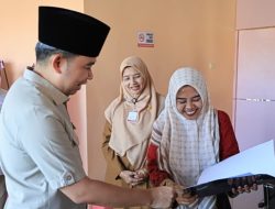 Bupati Jember Gus Fawait cek Kualitas Pelayanan MPP mini diKecamatan Jombang guna siapa saja yang butuh KTP bisa cetak di Kecamatan 