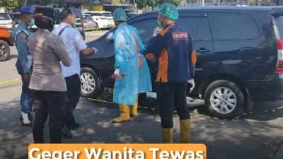 Ditemukan tewas seorang wanita didalam mobil tempat parkiran Terminal Bandara Juanda Sidoarjo 