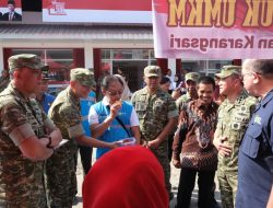 Kunker Asrenum Panglima TNI Di Dampingi Dandim 0808/Blitar Tinjau KDKMP Di Blitar