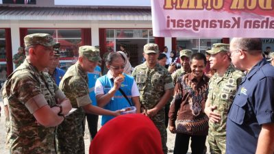Kunker Asrenum Panglima TNI Di Dampingi Dandim 0808/Blitar Tinjau KDKMP Di Blitar